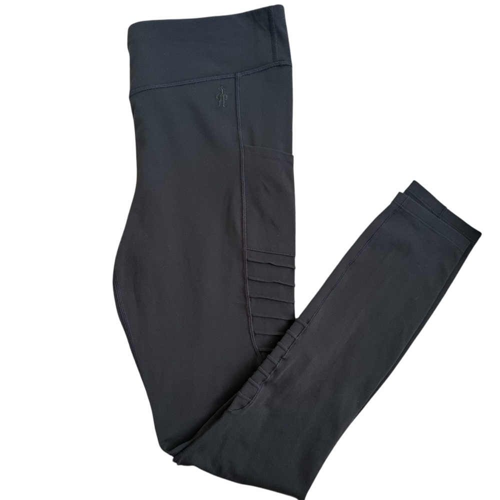 Smartwool Gray Moto Sport High Rise Leggings Women's size Large